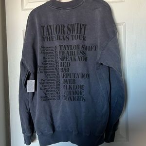 Taylor swift blue crew neck eras tour size small